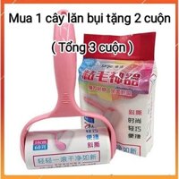 Combo 4 Cây Lăn bụi Tặng 8 cuộn , Cây Lăn Bụi Làm Sạch Quần Áo Ga Giường Sofa ( Tổng 12 cuộn kèm 4 cây lăn )