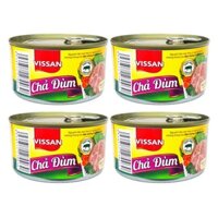 Combo 4 Chả Đùm Vissan 150g (Date 2026) - Món Ngon Tiện Lợi, Đậm Đà Hương Vị Truyền Thống, Thích Hợp Mọi Bữa Ăn