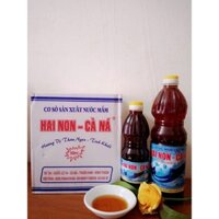 Combo 4 chai 500ml loại 30 độ đạm (nước mắm hai non cà ná)
