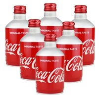 Combo 4 chai Coca Cola nhôm Nhật Bản chai 300ml