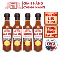 [COMBO 4 CHAI] Mắm nêm pha sẵn cao cấp Làng Chài Xưa, nguyên liệu tươi, thơm ngon đặc biệt, chai thủy tinh 300g