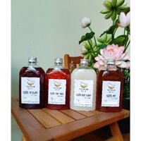 Combo 4 chai RƯỢU MƠ - TÁO MÈO - GẠO RANG - ATISO - Ngâm thủ công, không đau đầu