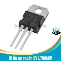 Combo 4 con IC ổn áp nguồn LDO L7806CV 6V 1.5A chân cắm TO-220