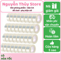 Combo 4 cuộn băng keo trong loại nhỏ giá rẻ - Băng dính - băng dính trong suốt - Băng dính giấy - Nguyễn Thùy Store