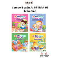 Combo 4 Cuốn Sách Kỹ Năng Bỏ Túi, Đi Mẫu Giáo Thật Vui:  Con Học Thích Nghi và Tự Lập - Đinh Tị (Bộ A)