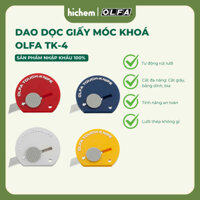 Combo 4 dao móc khoá mini Nhật Bản OLFA TK-4 rọc giấy, bìa, băng dính, bao bì