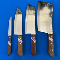 COMBO 4 Dao Nhà Bếp. 1 dao chặt+2 dao thái+ 1dao trái cây