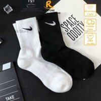 Combo 4 đôi tất thể thao cổ trung, vớ thể thao cổ lửng cao cấp unisex Rii Store