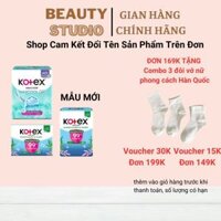 Combo 4 gói băng vệ sinh Kotex không cánh hàng ngày kháng khuẩn / mát cool 20 miếng/40 miếng dài 15cm