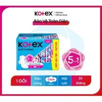 Combo 4 gói băng vệ sinh Kotex siêu mỏng cánh 20 miếng 23cm - 568