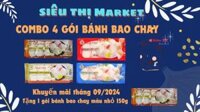 COMBO 4 GÓI BÁNH BAO CHAY NHẬT VIỆT