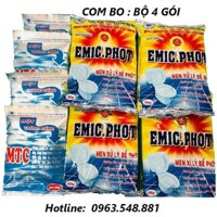 Combo 4 gói bột thông cống MTC 100g + men vi sinh Emic Phot 200g