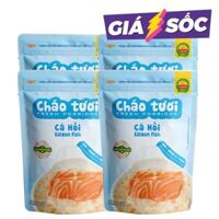 Combo 4 gói Cháo tươi Cây Thị Cá hồi