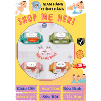 Combo 4 gói Khăn giấy ướt Kinkin mẫu mới 100 tờ