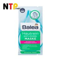 [Combo 4 gói] Mặt nạ dưỡng da Balea Hautrein Anti-Pickel Maske set 4 gói cho 12 lần sử dụng nhập khẩu Đức