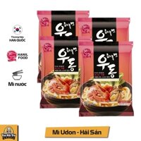 Combo 4 gói mì udon hải sản Hanil Hàn Quốc (212g/gói)