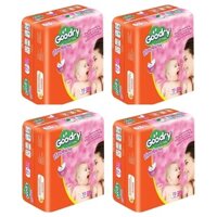 Combo 4 gói Miếng lót sơ sinh Goodry 72 miếng Newborn 1