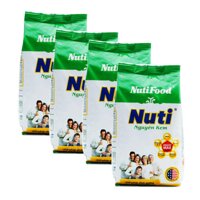 Combo 4 gói Sữa Bột Nguyên Kem Nutifood Túi 400G