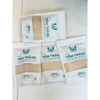 combo 4 gói tôm trắng mõi gói 500g mồi câu rô phi