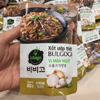 COMBO 4 GÓI XỐT ƯỚP THỊT BULGOGI VỊ MẶN NGỌT - gói 80gr