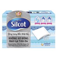 Combo 4 hộp Bông tẩy trang Silcot (82 miếng/hộp)