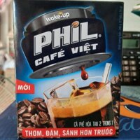 COMBO 4 HỘP CÀ PHÊ HOÀ TAN WAKE-UP PHIL CAFE VIỆT - hộp (15 gói x 16g)