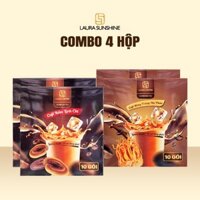 Combo 4 Hộp cà phê Laura Coffee (4 hộp x 10 gói)