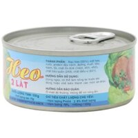 Combo 4 hộp Heo 2 Lát Vissan Có Khóa 150G