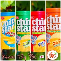 Combo 4 hộp khoai Tây Chip Star YBC - Nhật bản