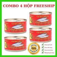 [COMBO 4 HỘP MIỄN SHIP] Cá hộp Cá nục sốt cà chua 185g Two Dragon thơm ngon đậm đà