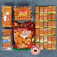 Combo 4 hộp quẩy pò các loại kèm 60 gói sườn dê nướng_Tiệm nhà đen