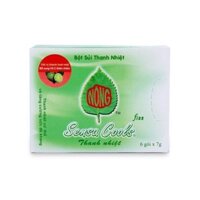 Combo 4 hộp Sủi Thanh Nhiệt Sensa Cools (6 gói/1 hộp) Hương Chanh. Giúp thanh lọc, giải nhiệt, không lo bị nóng
