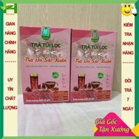 Combo 4 hộp trà đỏ sắc xuân Bảo Khang, trà astiso, gạo lứt, kỳ tử, táo đỏ, hoa hồng, giúp đẹp da H