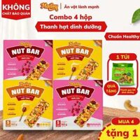 [COMBO 4 HỘP]Thanh hạt dinh dưỡng NUT BAR MAILEY mật ong,trái cây - Bánh hạt dinh dưỡng giảm cân ăn sáng MUA 4 TẶNG 1