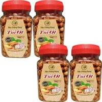 Combo 4 hũ đậu phộng tỏi ớt chất lượng - MỖI HŨ 250G