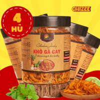 Combo 4 Hũ Khô Gà 150g Fansipan An Toàn Vệ Sinh, Chizze