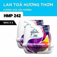(Combo 4 Hũ) Sáp thơm phòng GLADE 180g Hoa Oải Hương