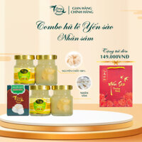 COMBO 4 hũ Tổ yến chưng nhân sâm Song Phát tăng cường sức khỏe cho người ốm người già 70ml