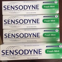 Combo 4 Kem đánh răng giảm ê buốt trắng tự nhiên Sensodyne Fresh Mint 100g [bonus]