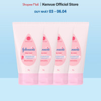 Combo 4 Kem dưỡng da chứa cúc La Mã Johnson's Baby Cream 50g
