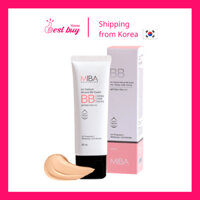 Combo 4 Kem nền mỏng nhẹ che phủ cao chống nắng Miba Ion Calcium Mineral BB Cream SPF50+ PA+++ 50ml