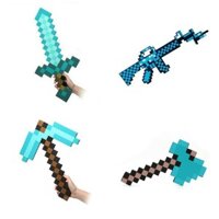 Combo 4 Kiếm Cúp Súng Rìu Minecraft Đồ chơi