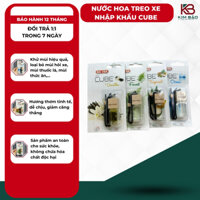 [Combo 4 Lọ] Hương Nước Hoa Treo Xe Nhập Khẩu ITALY CUBE MAFRA  10ml 4 mùi độc đáo