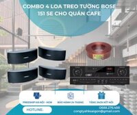 Combo 4 loa treo tường Bose 151 SE cho quán cafe