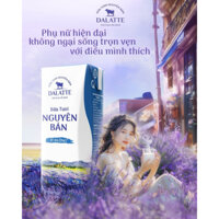 Combo 4 Lốc (16 hộp) - DALATTE 180ml SỮA TƯƠI NGUYÊN BẢN tiệt trùng - ít đường - Giữ trọn nguyên bản, trao trọn tốt lành