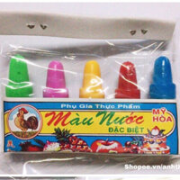 COMBO 4 LỐC MÀU NƯỚC THỰC PHẨM/ MÀU THỰC PHẨM/ PHỤ GIA THỰC PHẨM AN TOÀN - dùng làm bánh, mứt, kẹo...