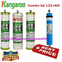 Combo 4 lõi lọc nước Kangaroo Chính Hãng số 1-2-3-4 [UY TÍN SỐ 1]  | Gồm 1 lõi 1, 1 lõi 2, 1 lõi 3, 1 lõi 4 Kangaroo