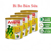 COMBO 4 Lon Sữa Bột Anlene Gold 5X Hộp Thiếc - 800g [Xương Chắc Khoẻ]