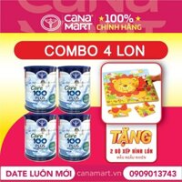 [COMBO 4 LON] Sữa bột Nutricare Care 100 Plus dinh dưỡng cho trẻ biếng ăn (900g)