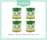 Combo 4 Lon Sữa đặc MOSU New 390g